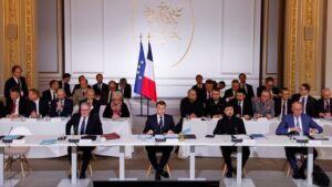Sir Keir Starmer attends the Coalition of the Willing summit in Paris. Pic Reuters